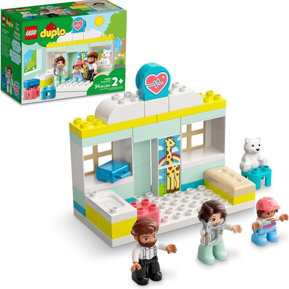Brand New Lego Duplo Doctor Visit 10968 - Large Bricks Building Set - Picture 1 of 8